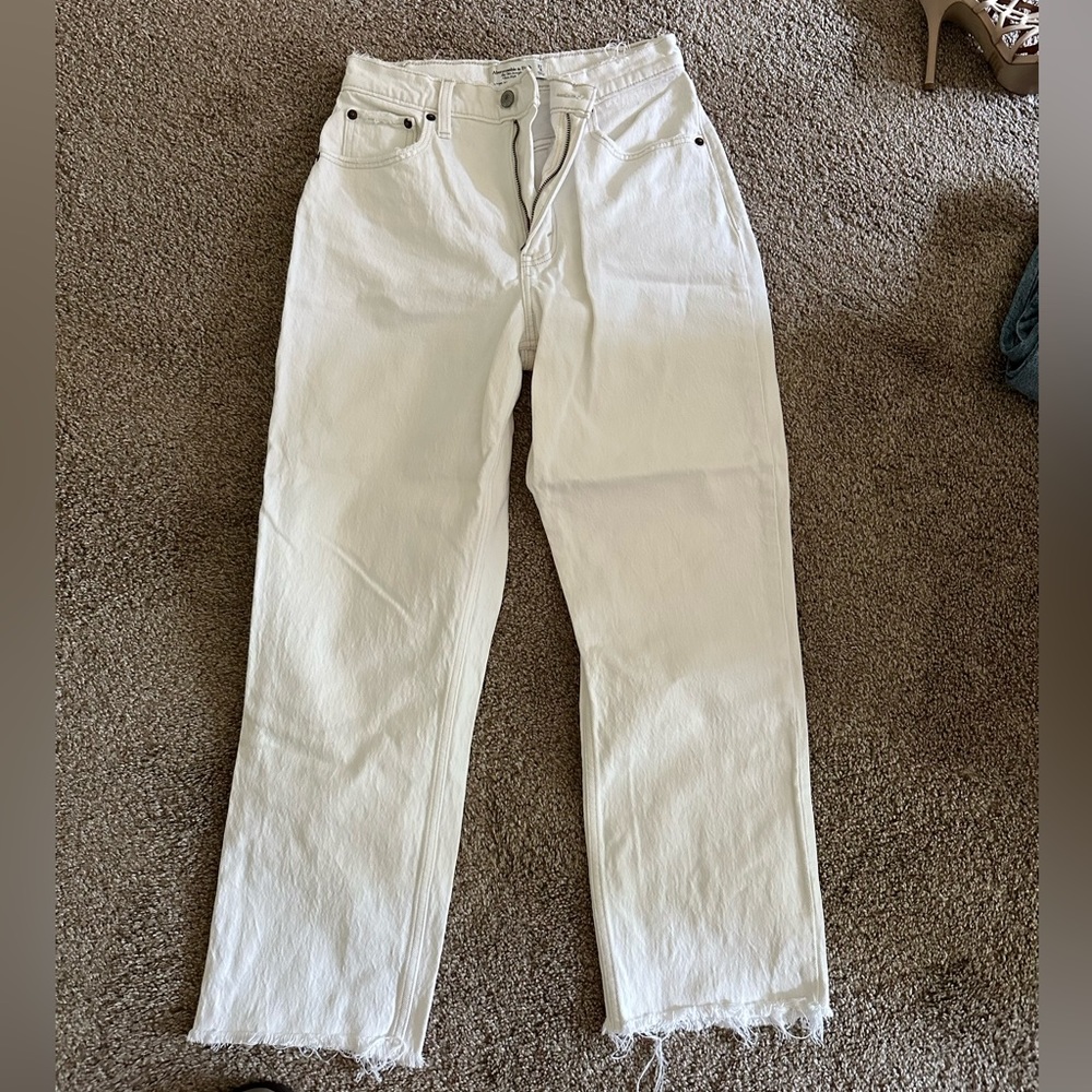 90’s straight ultra high rise jeans